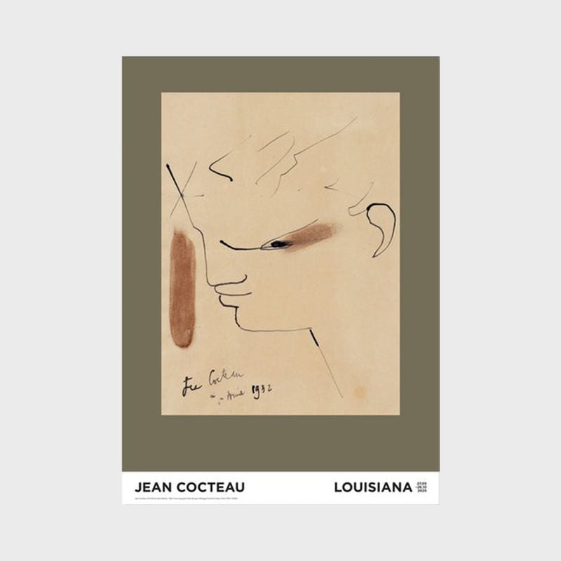A3�ݥ����� Jean Cocteu - Portrait de Jean Marais (1952)�ڤ椦�ѥ��å��Բġ�