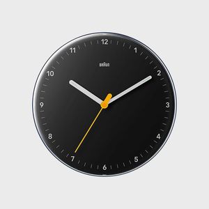 BRAUN �֥饦�� �ݤ����� WALL CLOCK BC26 B/W�ڤ椦�ѥ��å��Բġ�