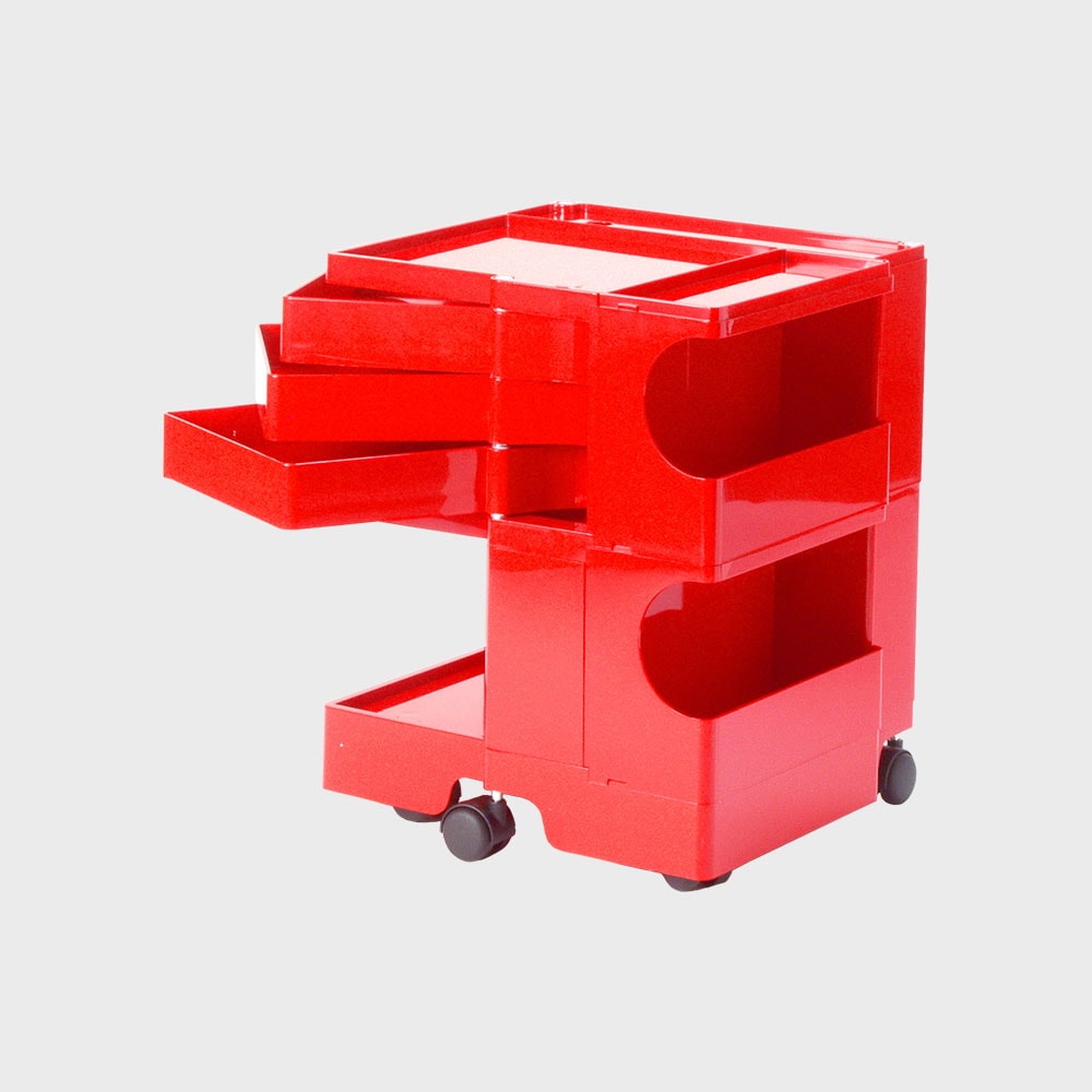 値下げしました！ボビーワゴン 3段2トレイ 赤 正規品 B-LINE Boby Wagon / ビーライン ボビーワゴン 3段2トレイ