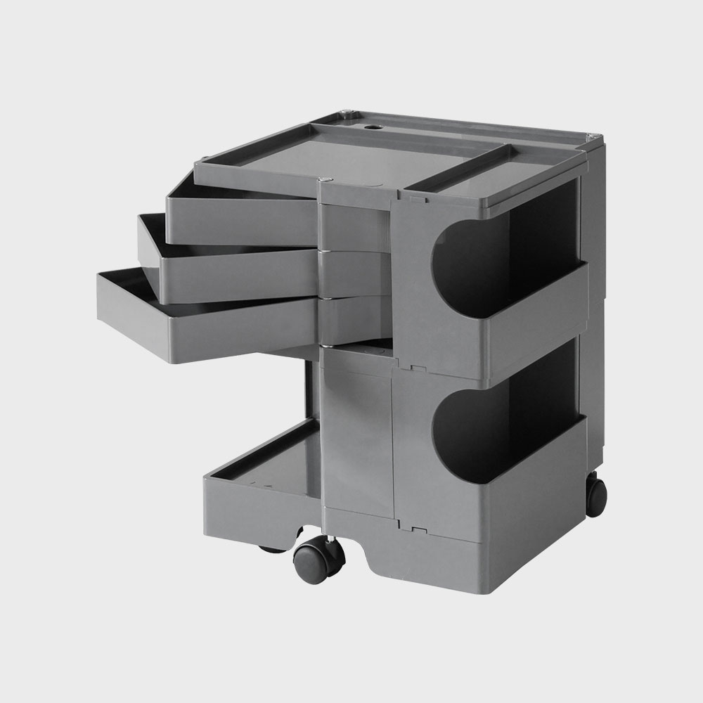 B-LINE ジョエ・コロンボ ボビーワゴン 2段2トレイ アクリルプレート付