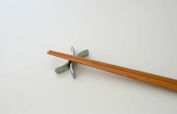 ヨシタ手工業デザイン室】 ステンレスラウンドバーシリーズ 箸置き 5個