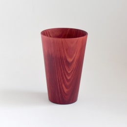 【THE EASTON】能登ヒバタンブラー ストレートタイプ 山中塗 （レッド）