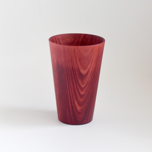 【THE EASTON】能登ヒバタンブラー ストレートタイプ 山中塗 （レッド）