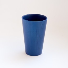 【THE EASTON】能登ヒバタンブラー ストレートタイプ 越前塗 久太郎ブルー【STD】