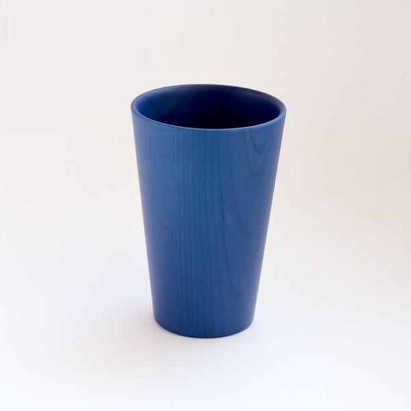 【THE EASTON】能登ヒバタンブラー ストレートタイプ 越前塗 久太郎ブルー【STD】