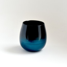 【THE EASTON】能登ヒバタンブラー ラウンドタイプ 輪島塗 （パールブルー）