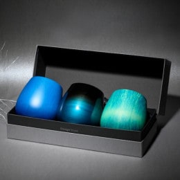 【THE EASTON】能登ヒバタンブラー ラウンドタイプ 各産地 3点セット