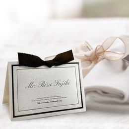 席札【リュボン】アイボリー