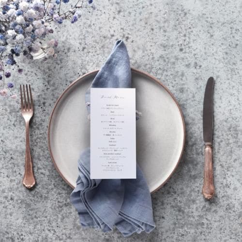 ドリンクメニュー表【オーブ】パールアイボリー