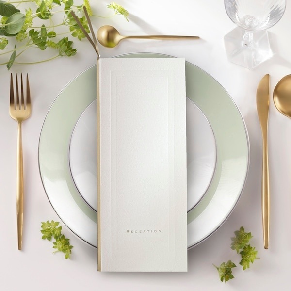 席次表【バレンシア】パールアイボリーN 箔ゴールド