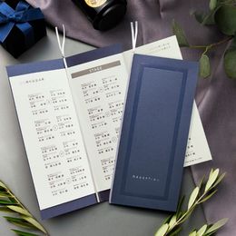 席次表【バレンシア】パールネイビーN 箔シルバー