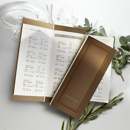 席次表【バレンシア】チャコールN 箔シルバー