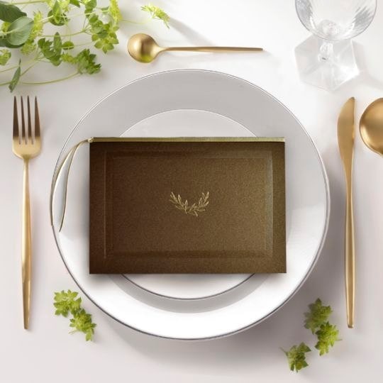 招待状【ナチュール】チャコール