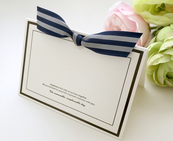 席札【リュボン】アイボリー