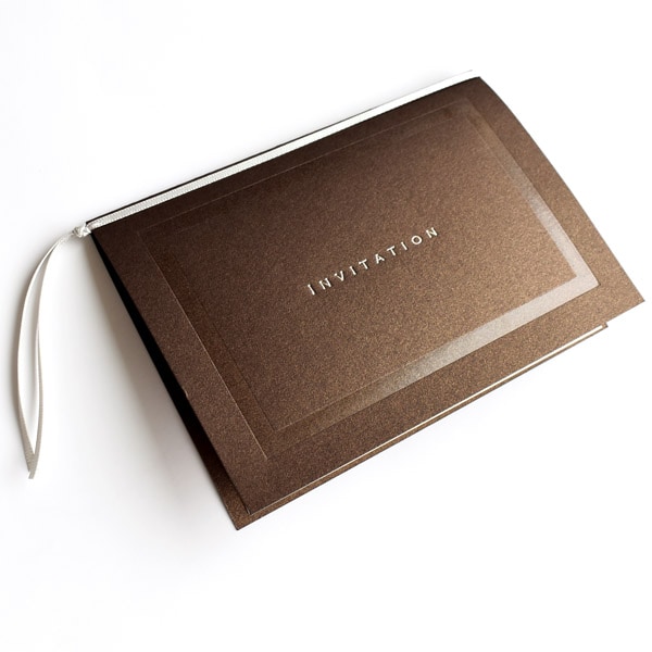 招待状【バレンシア】チャコールN