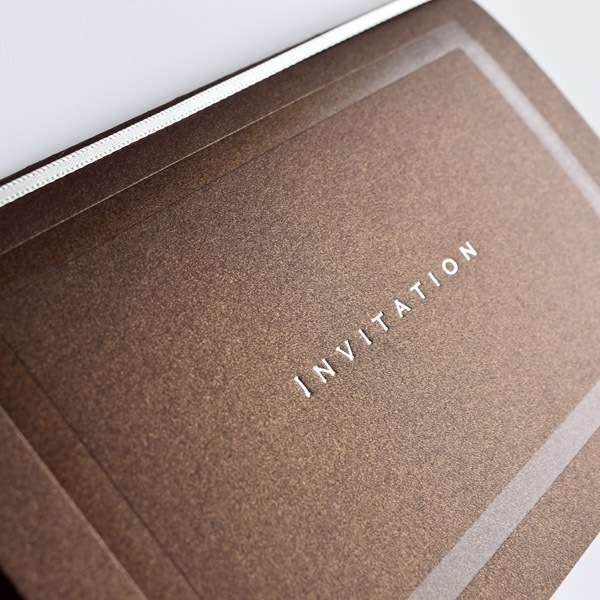 招待状【バレンシア】チャコールN