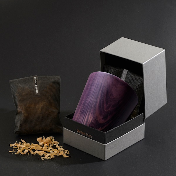 【THE EASTON】能登ヒバタンブラー ショートタイプ 山中塗 （パープル）