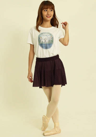 【新品未使用】TYPHA バレエスカート クリームアプリコット 新品未使用】TYPHA バレエスカート クリームアプリコット 巻き