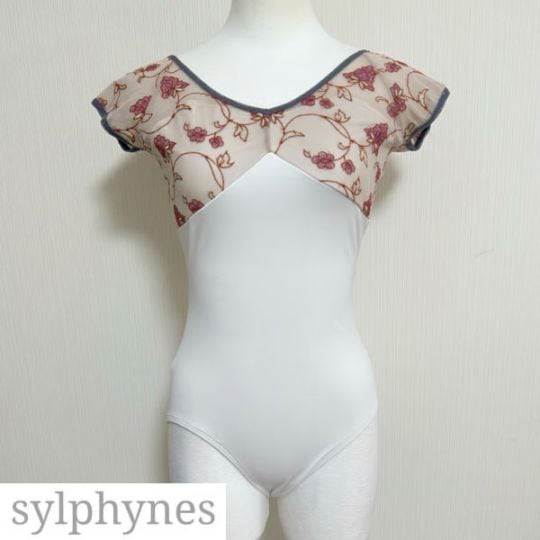 シルフィーヌ　Sylphynes 花柄ノースリーブレオタード sylphynes