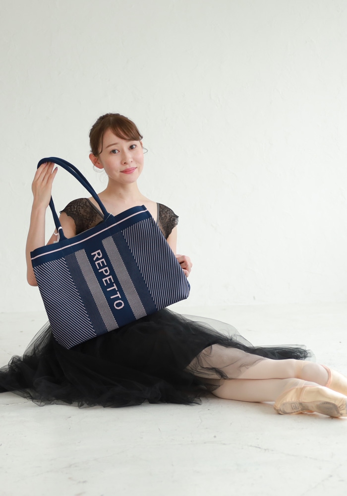 �����̲���20%OFF��repetto ��ڥå� KNITTED SHOPPING BAG (B0335) �ȡ��ȥХå� ��ǥ����� 