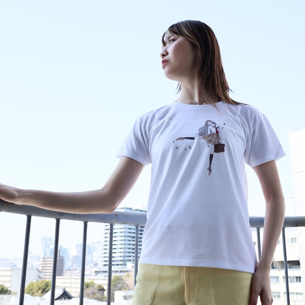 バレエイラストプリントTシャツ(26.JK☆リーナ)