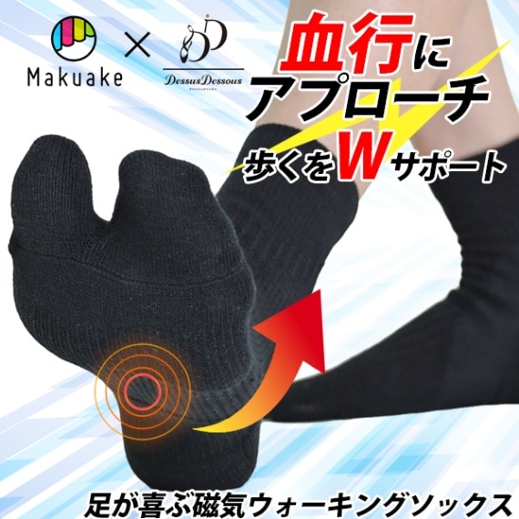 履くだけ！足が喜ぶ磁気ウォーキングソックス