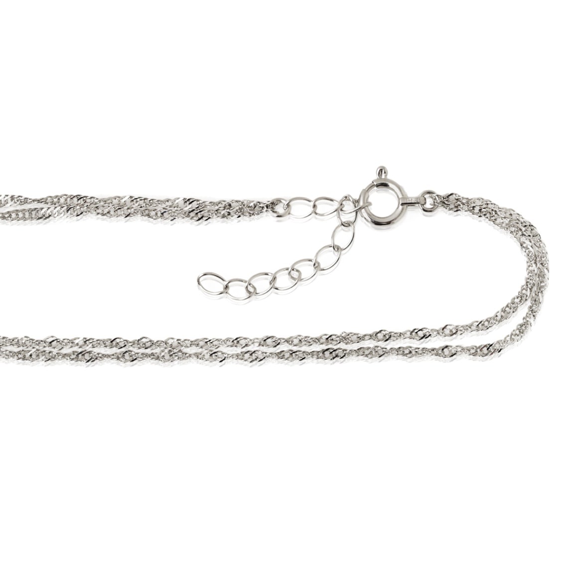 PT Screw Chain 1.2mm Double Bracelet