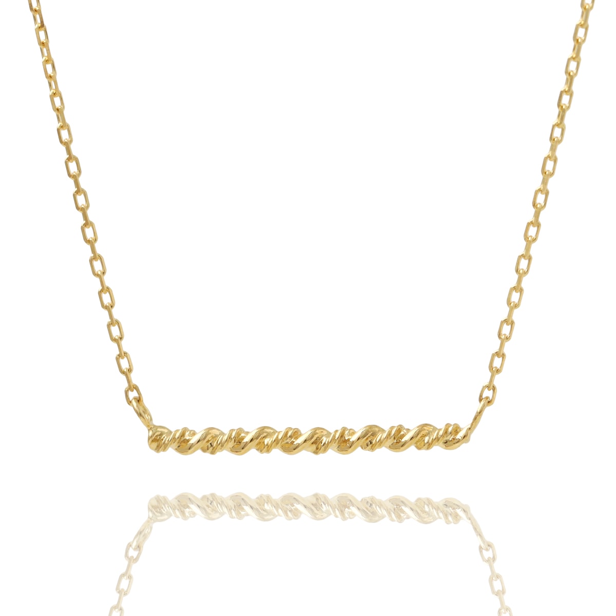 K18 Twist Necklace