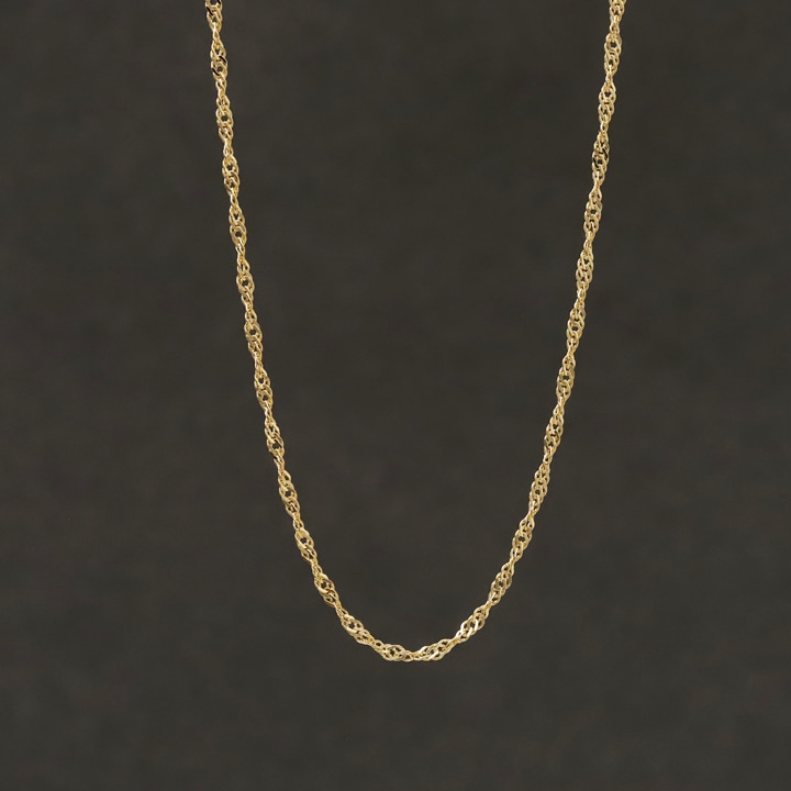 K18 Screw Chain 1.6mm Necklace（18金 スクリューチェーンネックレス
