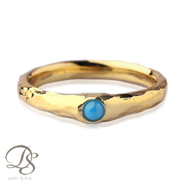 K18 Turquoise Ring（18金 ターコイズ リング）【DEVAS】デザイナーズ