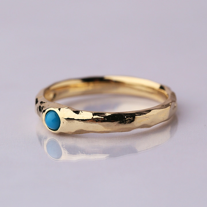 K18 Turquoise Ring（18金 ターコイズ リング）【DEVAS】デザイナーズ