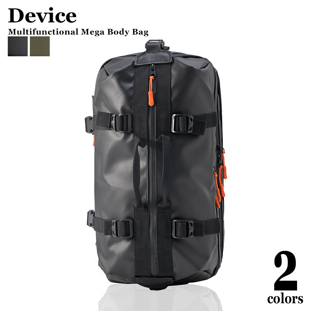 DEVICE 多機能フロントファスナーメガボディバッグ DBN80078ZZ