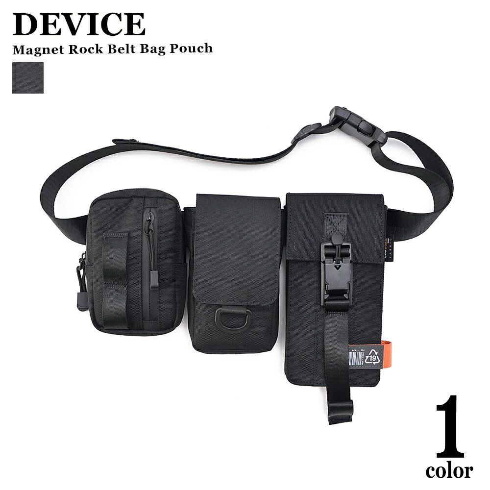Device Cordura マグネットロック ベルトポーチ ブランド Device Device Official