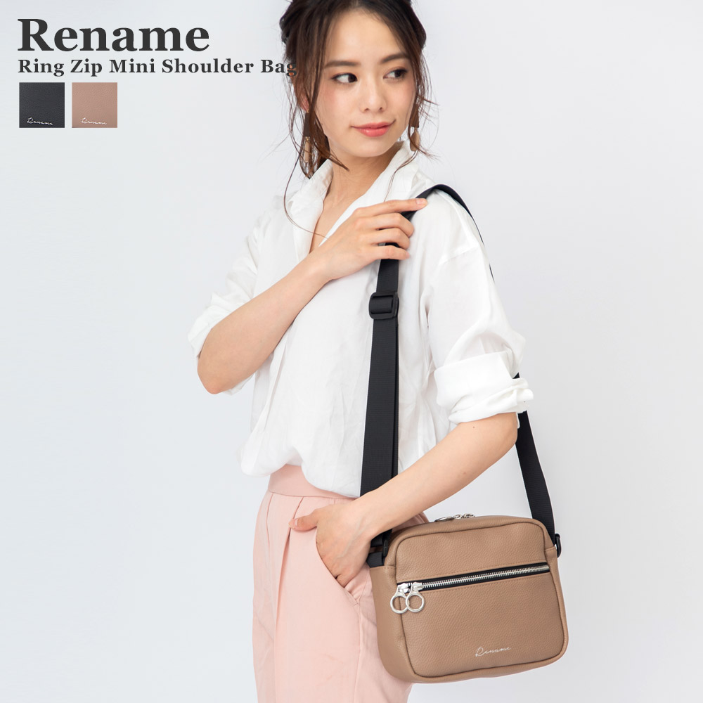 Rename リングジップ ミニショルダーバッグ