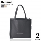 Rename 帆布 BOXトートバッグ