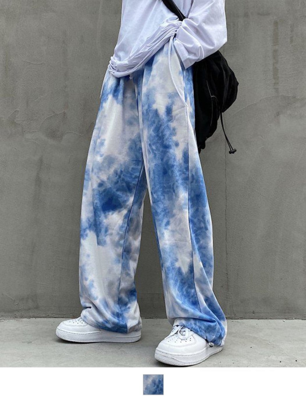 DEVICE select タイダイ柄 リラックスルーズパンツ メンズ レディース