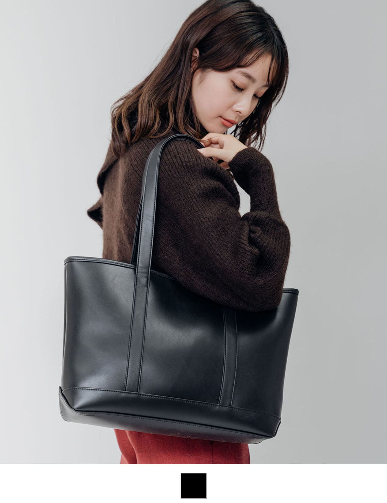 【 DEVICE 】 フェイクレザー シックデザイントートバッグ A4対応 大容量 2WAY トートバッグ ビジネス 通勤 通学 高見え メンズ レディース ユニセックス PTG21035