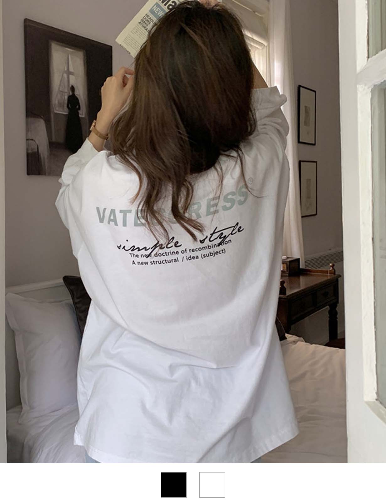 DEVICE select 英字プリント ビッグサイズロンT メンズ レディース