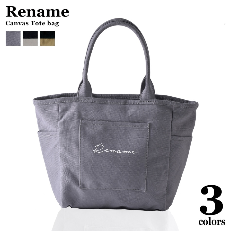 Rename 帆布 BOXトートバッグ