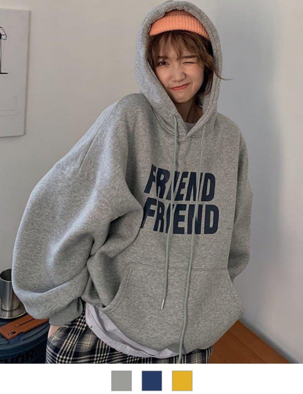 DEVICE select ビックシルエット プリントロゴ パーカー スウェット メンズ レディース ユニセックス