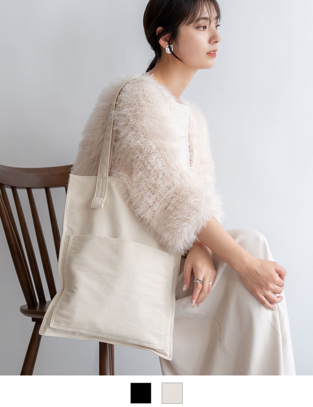 DEVICE+ シャープデザイン キャンバス トートバッグ