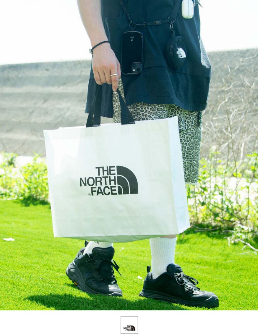 THE NORTH FACE WHITE LABEL ノースフェイス ホワイトレーベル ショッパーバッグ エコバッグ Mサイズ