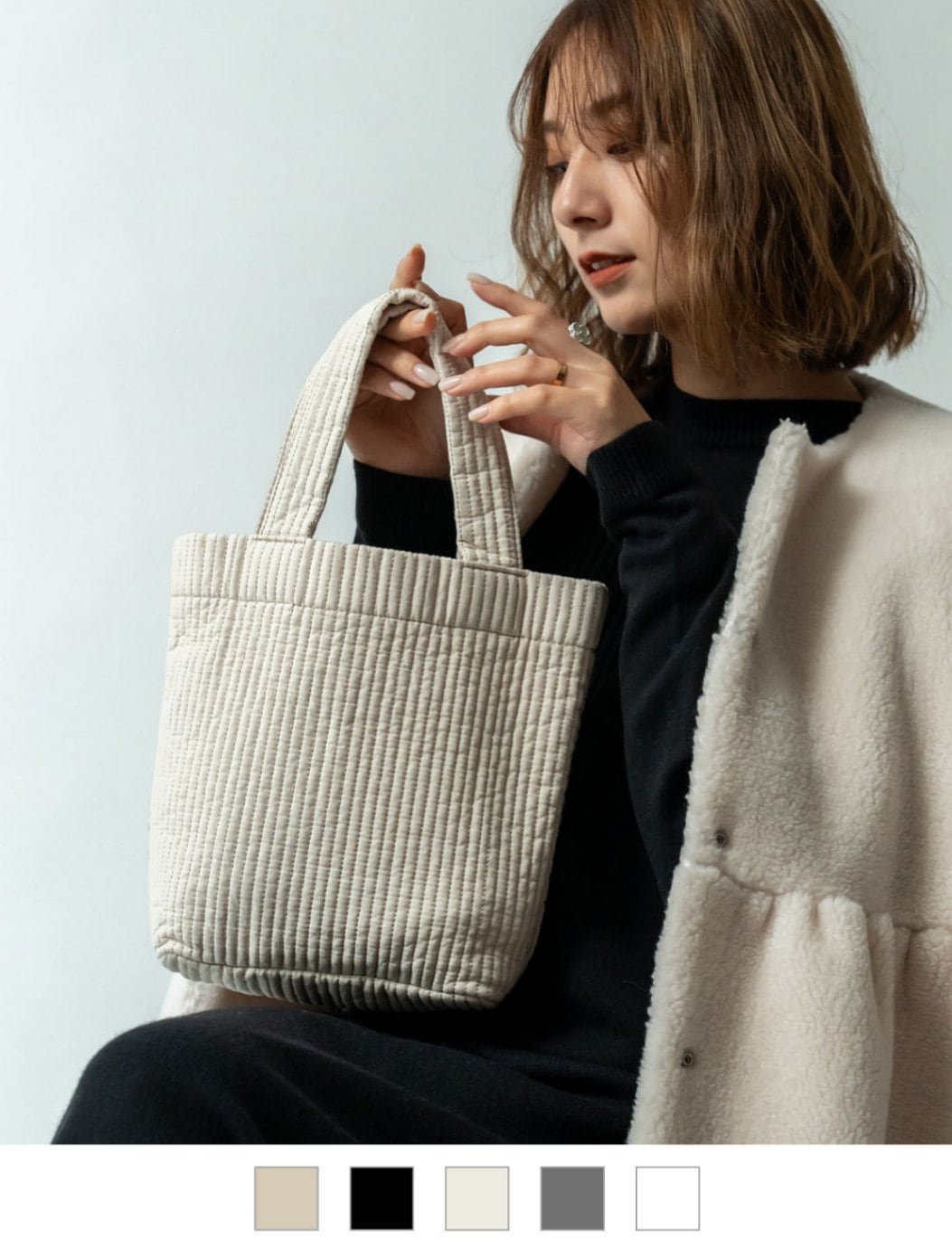 Rename ヌビ ミニトートバッグ ランチバッグ 丸洗いOK メンズ レディース