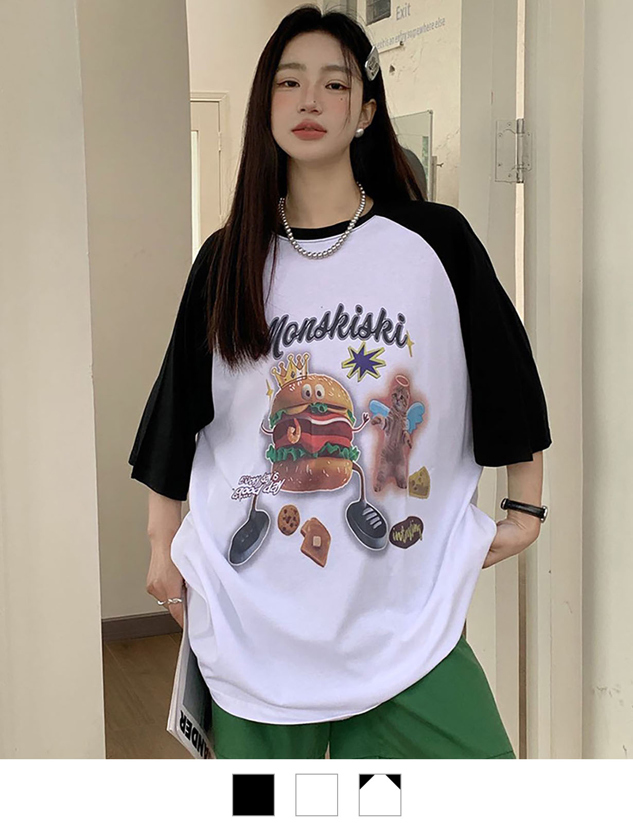 DEVICE select グラフィック ジャンキープリント 半袖Tシャツ メンズ レディース