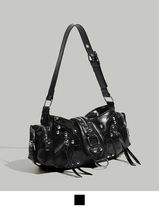 【 DEVICE select 】 ベルト デザイン スタッズ y2k トート ショルダーバッグ メンズ レディース ユニセックス TA1394B