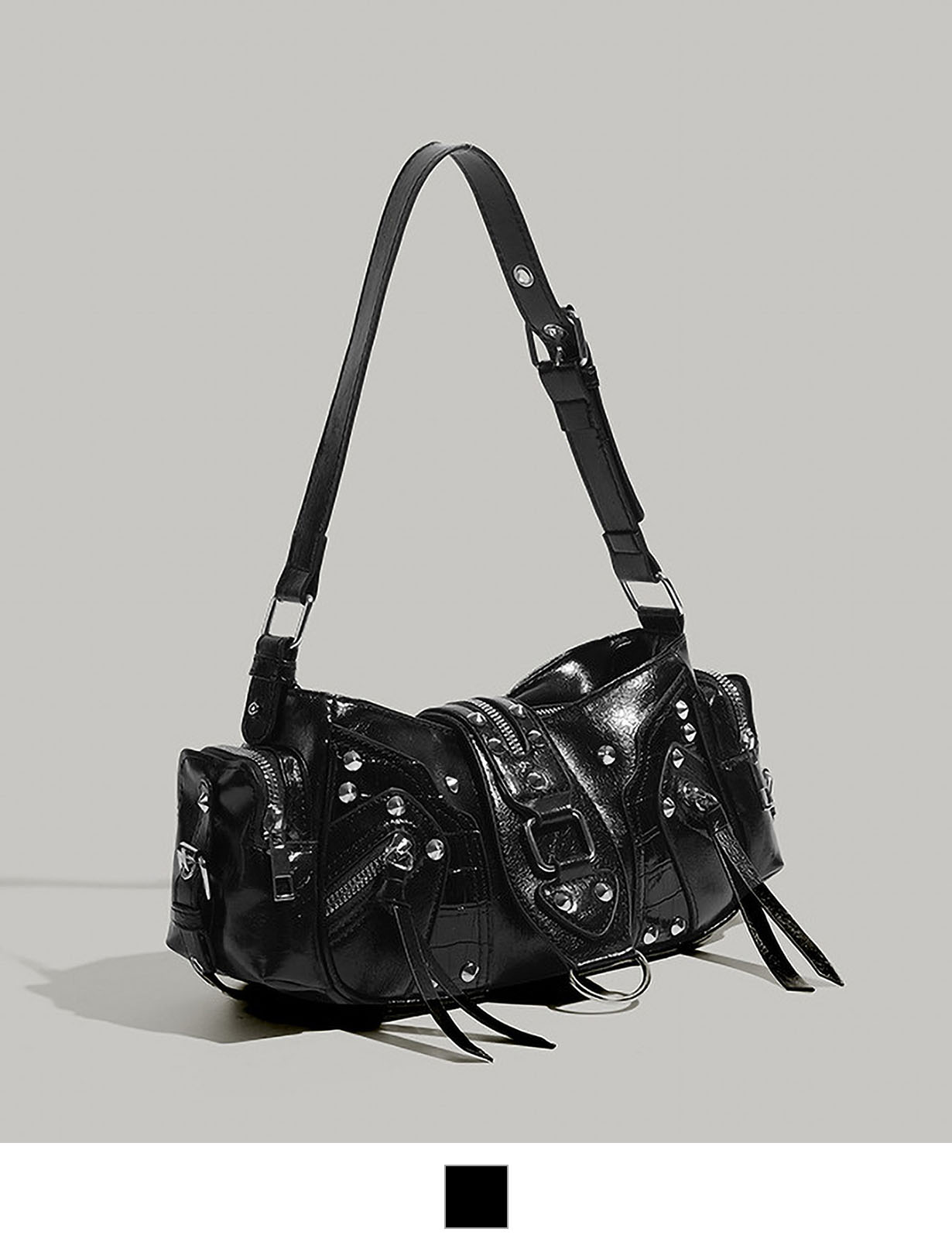 【 DEVICE select 】 ベルト デザイン スタッズ y2k トート ショルダーバッグ メンズ レディース ユニセックス TA1394B