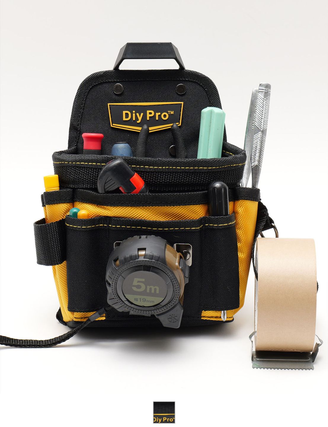 【 DEVICE 】 自立式 ツールポーチ 腰袋 工具入れ 作業用 ポーチ ウエスト ツールバッグ DIY 現場 プロユース メンズ WWN26040