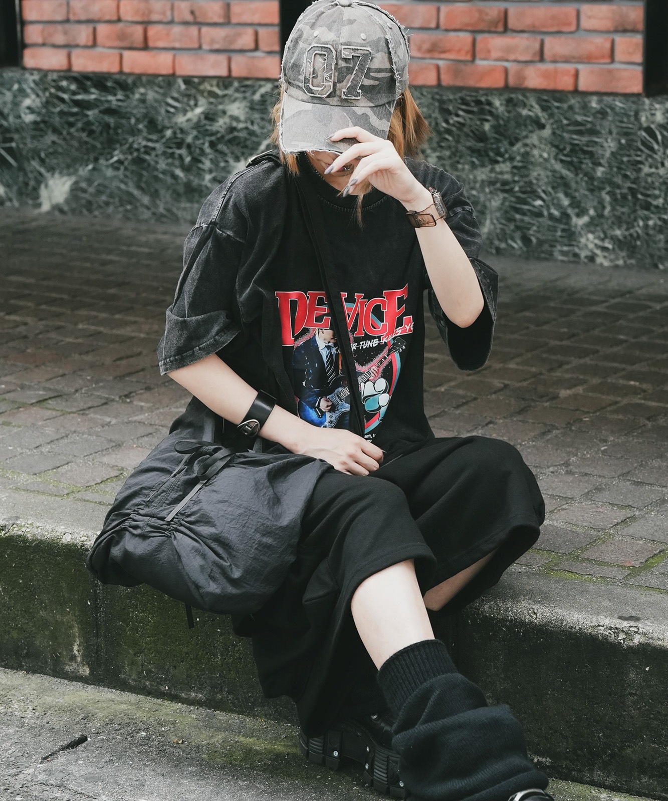 Rename リボン シャーリング バタフライ ギャザー ショルダー トートバッグ メンズ レディース