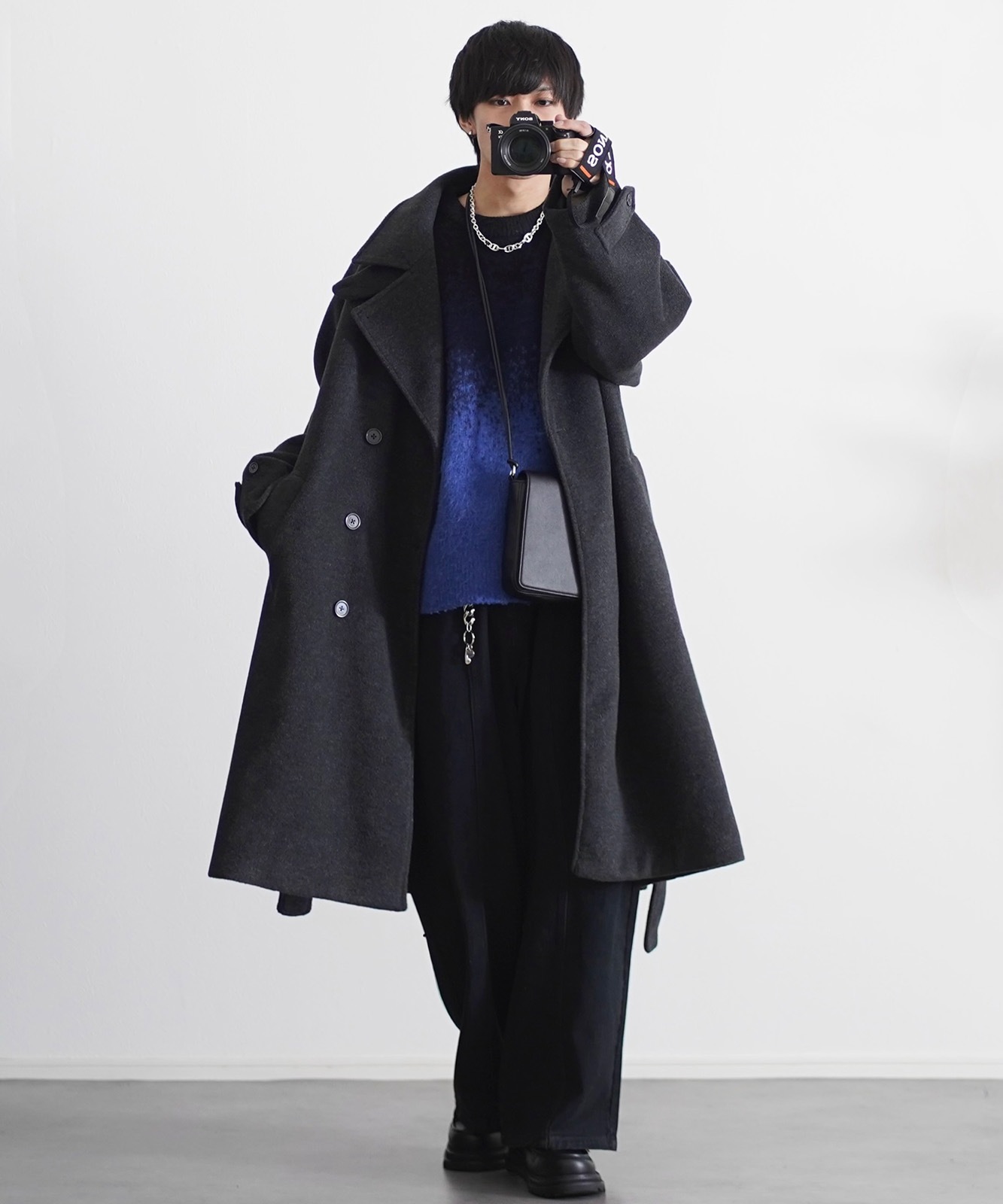 【 DEVICE × こーせコラボ 】Rename ミニスクエアショルダーバッグ メンズ レディース ユニセックス｜合皮 フェイクレザー 斜めがけ 小さめ 軽量 おしゃれ トレンドバッグ ミニショルダー