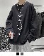 DEVICE select ビッグシルエット タトゥーデザイン プリントTシャツ ロンT 長袖 メンズ レディース ユニセックス